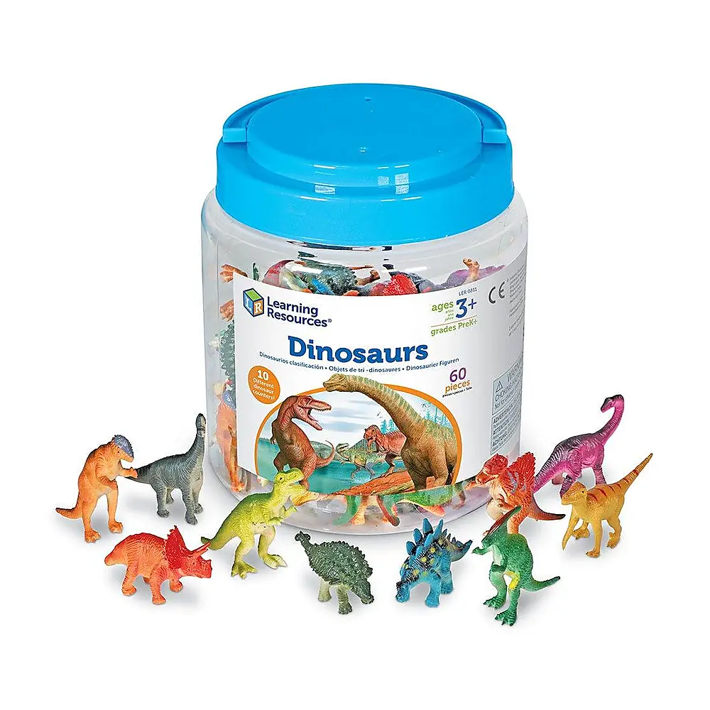 Set pentru sortat - Dinozauri jucausi (60 piese) Learning Resources 10 ani [2]