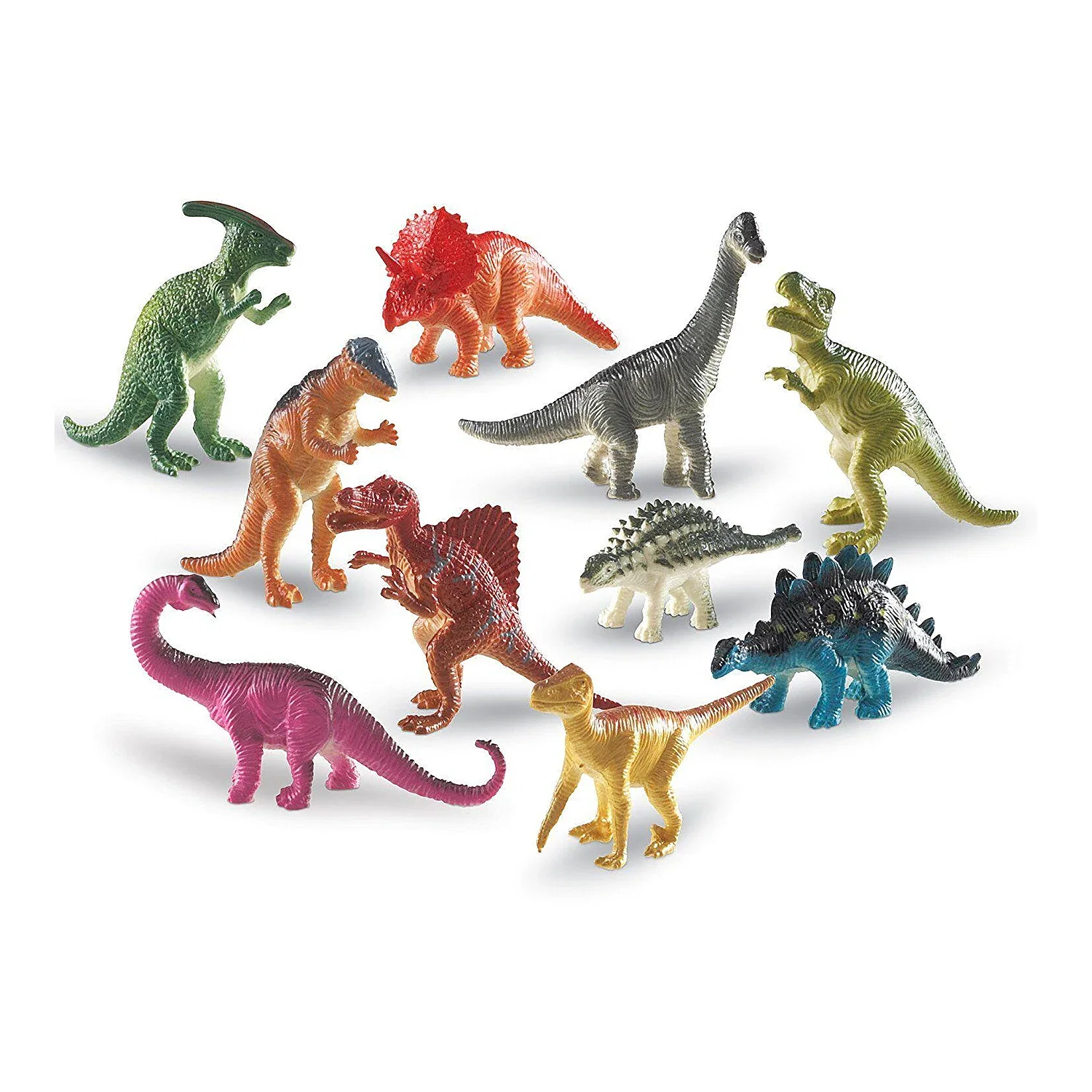 Jocuri si creativitate - Set pentru sortat - Dinozauri jucausi (60 piese) Learning Resources 10 ani