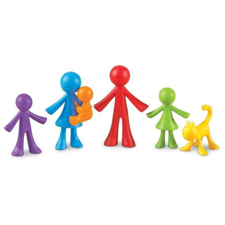 Set pentru sortat si numarat - Familia mea (72 piese) [1]