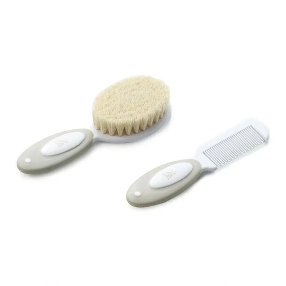 Sanatate si ingrijire - Set perie si pieptene, Jane, Din peri naturali, 0 luni+, Bej