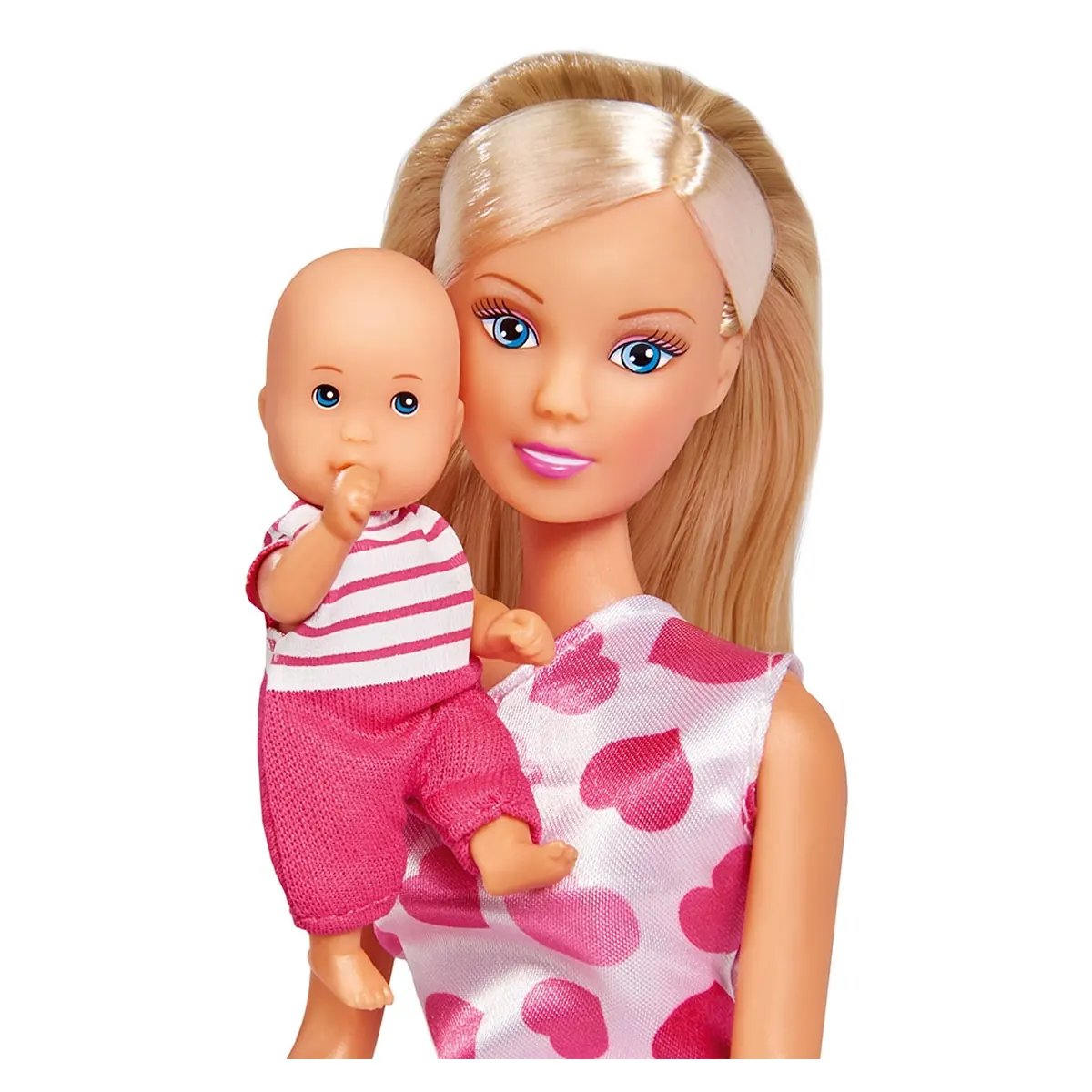 Set Simba Steffi Love New Born Baby Set papusa 29 cm, 1 bebelus si accesorii 3 ani + [5]