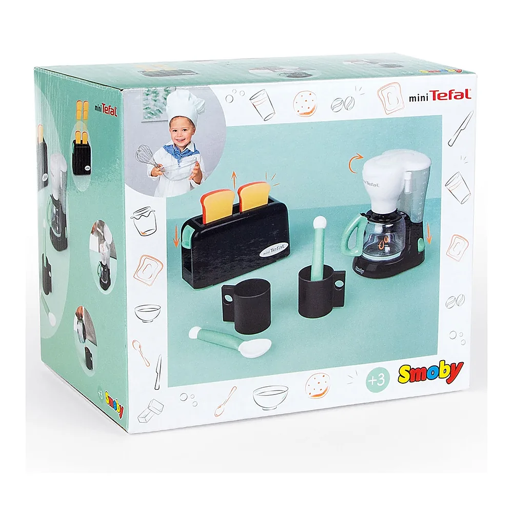 Set Smoby Tefal Breakfast negru 3 ani + [6]