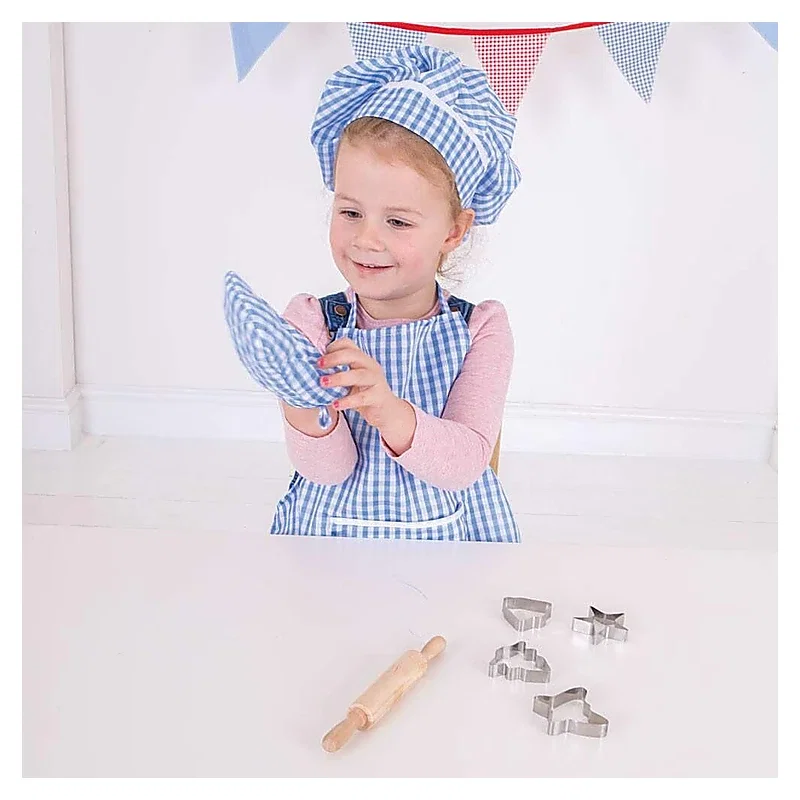 Set sortulet si accesorii - Albastru BIGJIGS Toys 3 ani+ [1]