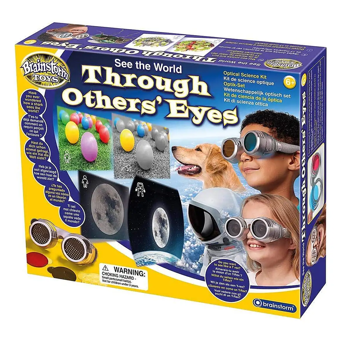 Jucarii educative - Set STEM - Descopera lumea prin alti ochi Brainstorm 6 ani+