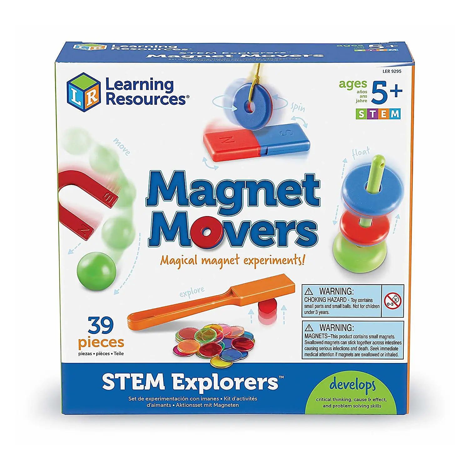 Jucarii educative - Set STEM - Magie cu magneti Learning Resources 9 ani