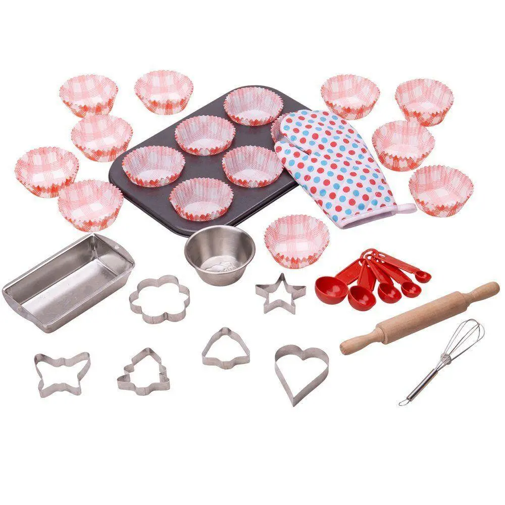Accesorii pentru bucatarie - Setul micului bucatar BIGJIGS Toys 3 ani+