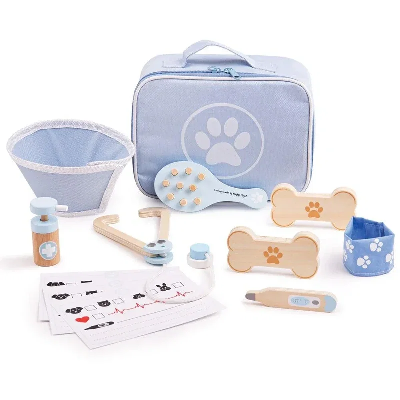 La doctor - Setul micului veterinar BIGJIGS Toys 3 ani+