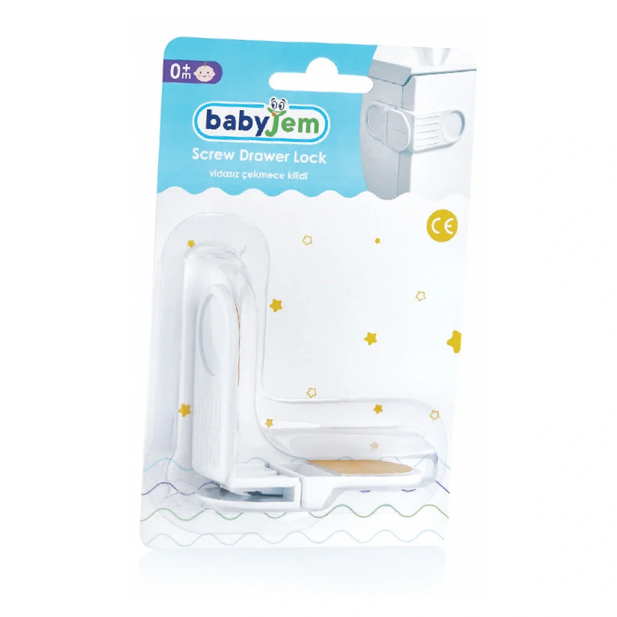 Siguranta pentru sertare Alb BabyJem [2]