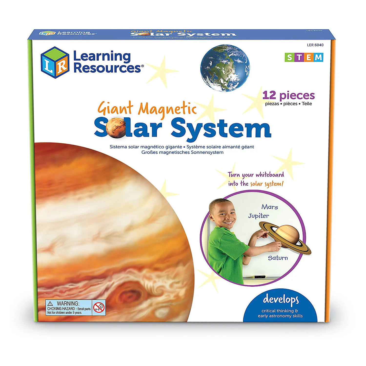 Jucarii educative - Sistem solar magnetic Learning Resources 9 ani