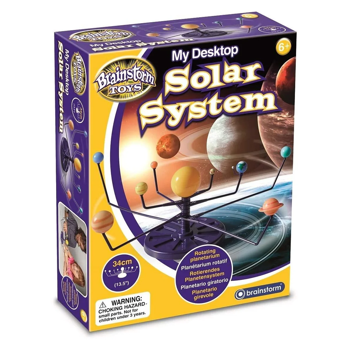 Jucarii educative - Sistem solar pentru birou Brainstorm 6 ani+