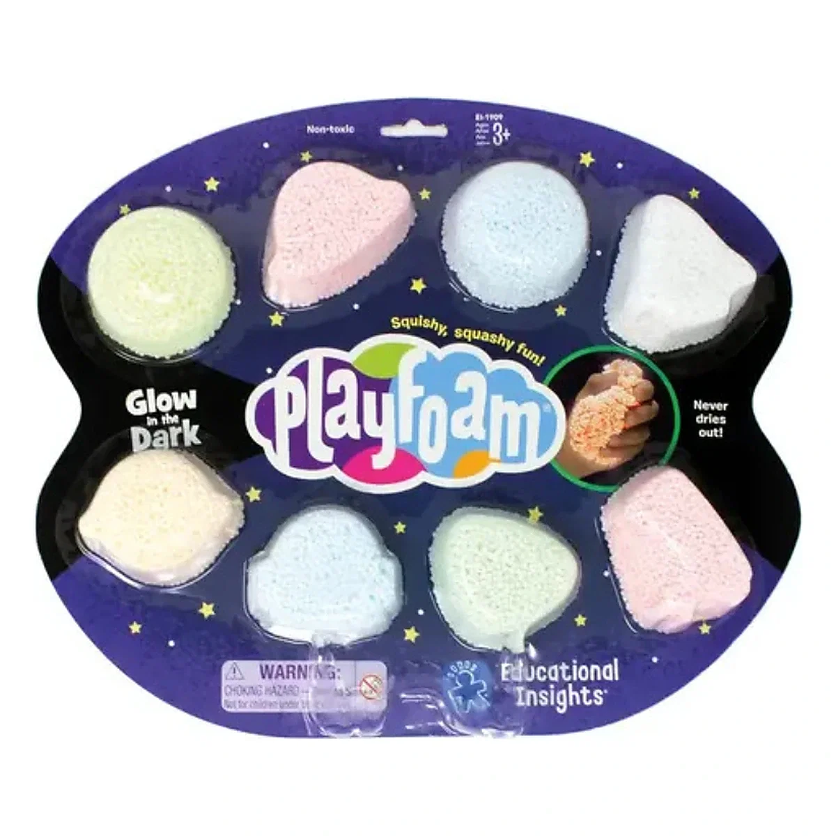 Arta si creativitate - Spuma de modelat reflectorizanta Playfoam™ - Set 8 buc Educational Insights 11 an
