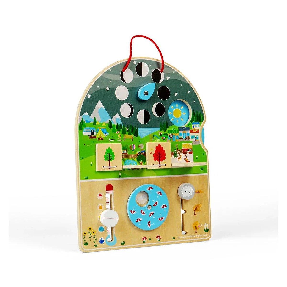 Jucarii din lemn - Statie meteo din lemn BIGJIGS Toys 2 ani+