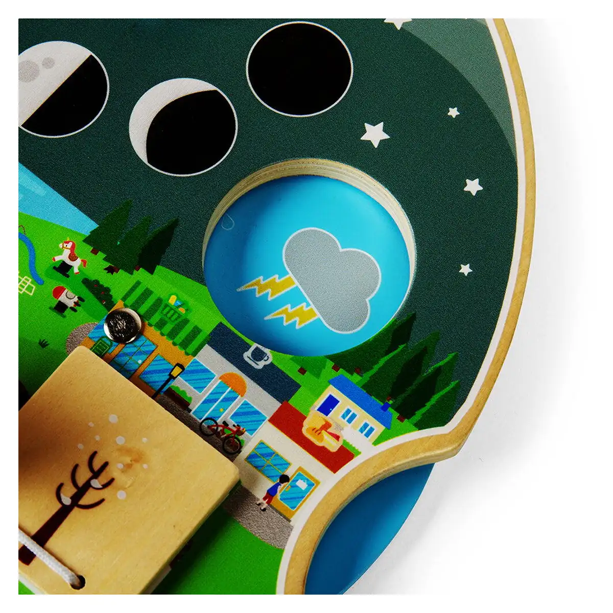 Statie meteo din lemn BIGJIGS Toys 2 ani+ [4]