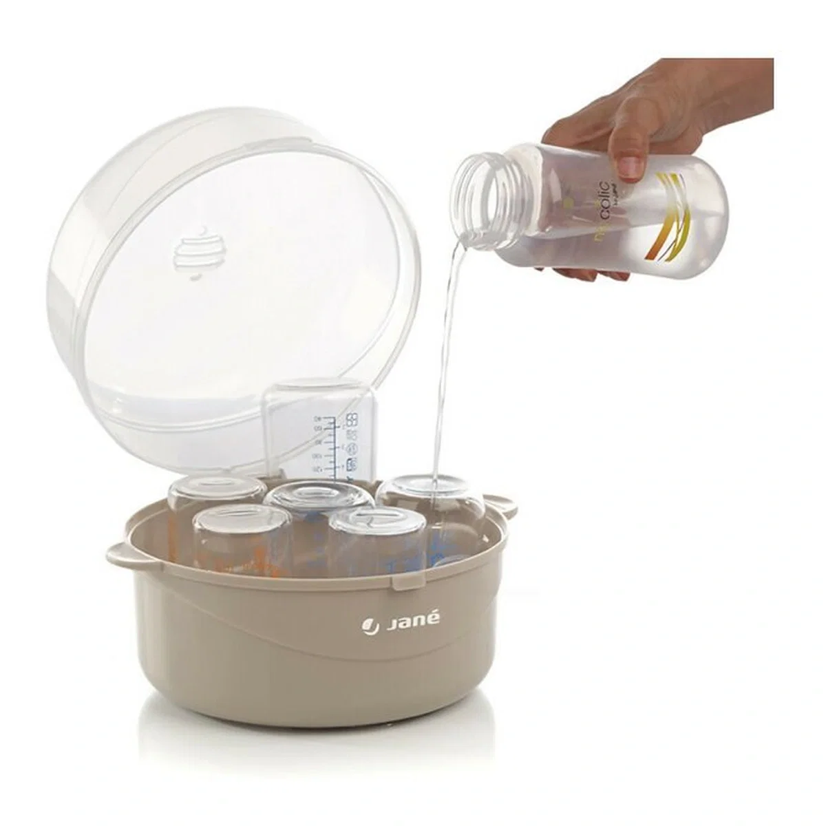 Sterilizator microunde, Jane, Capacitate 6 biberoane, BPA Free, 16.5 cm x 20 cm 0 luni [1]