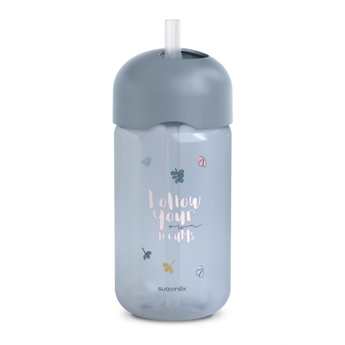 Sticlă de apă fără picurare, Bears, 340 ml, albastru, Suavinex [1]