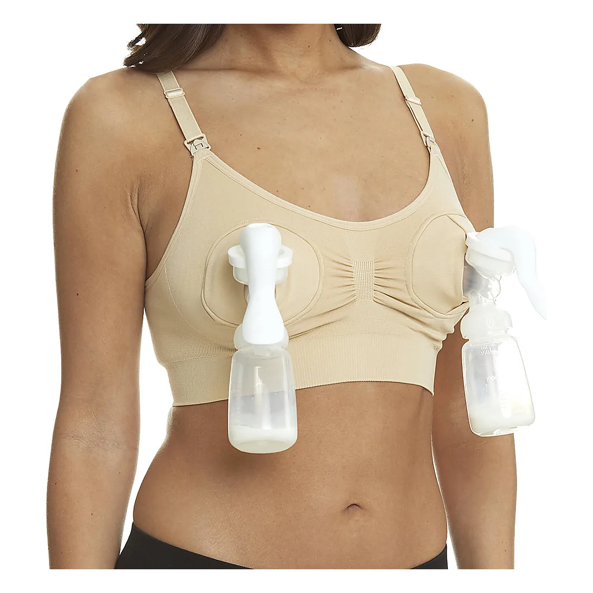 Sutien 2 in1 - Alaptare si sustinere pompa san (bej) Bufnitel [1]