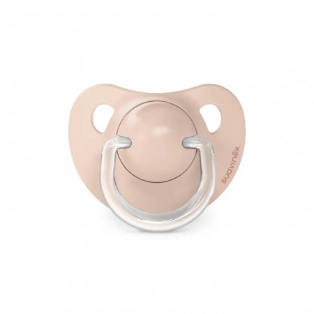 Suzetă anatomică din silicon, 2 buc 0-6 luni piersică Dreams Suavinex [3]
