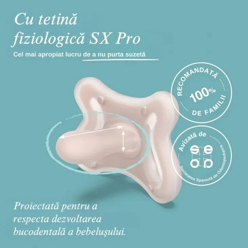Suzetă fiziologică SX Pro 0-6 luni Zero Zero Suavinex [1]