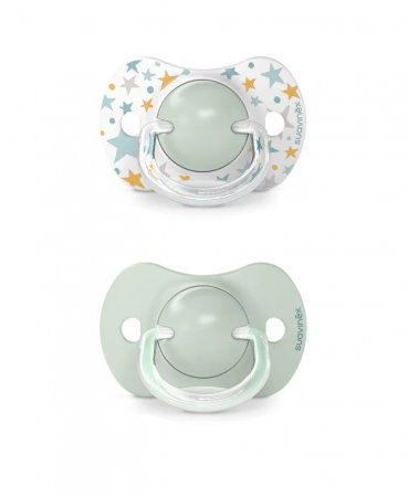Suzetă fiziologică SX Pro din silicon, 2 buc 6-18 luni Dreams Suavinex [1]
