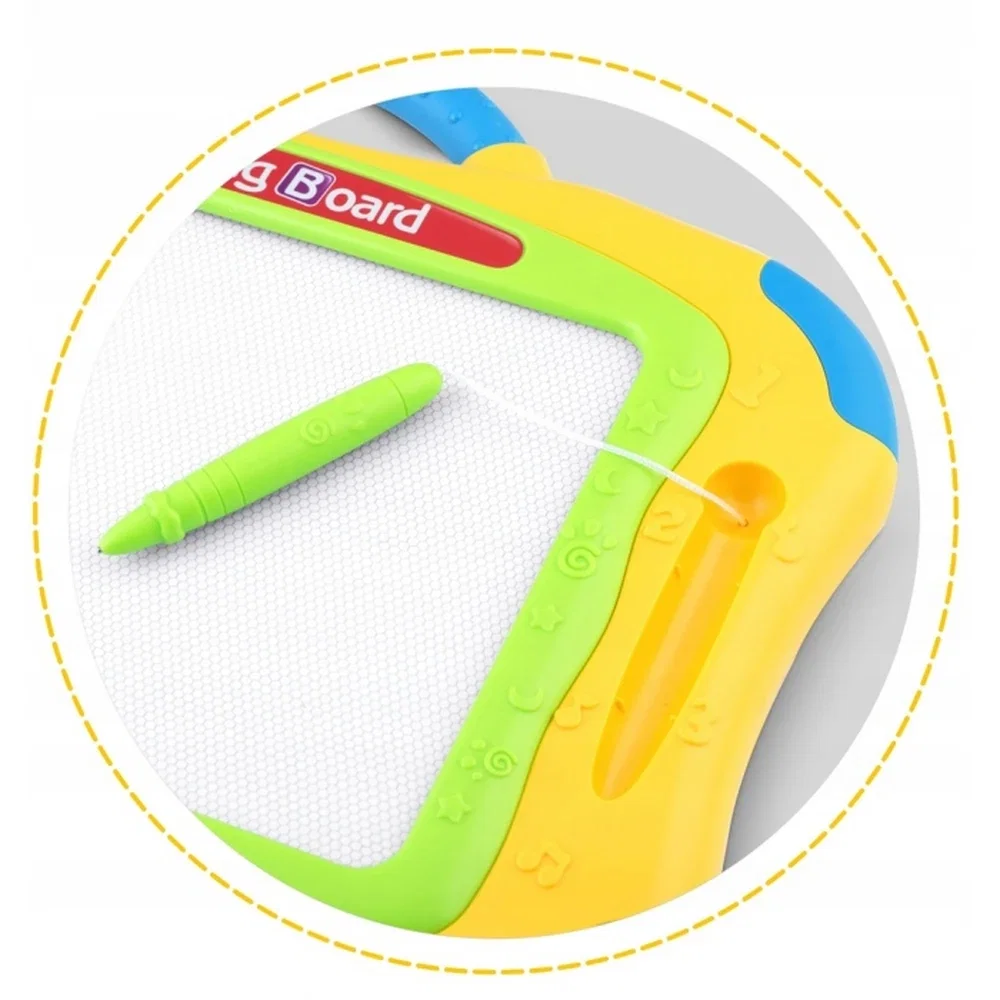 Tabla magnetica pentru desenat cu accesorii incluse Ricokids - Galben 3 ani+ [3]