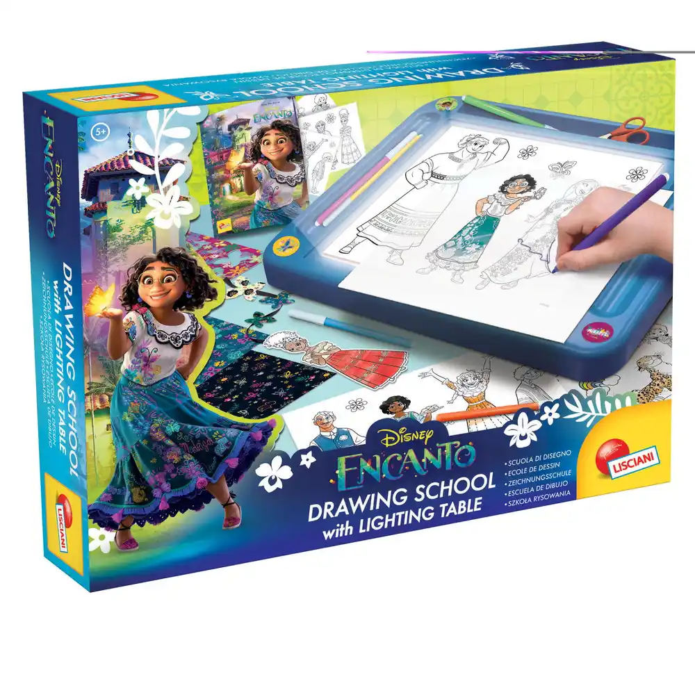 Arta si creativitate - Tablita de desen cu lumini - Encanto LISCIANI 5 ani+