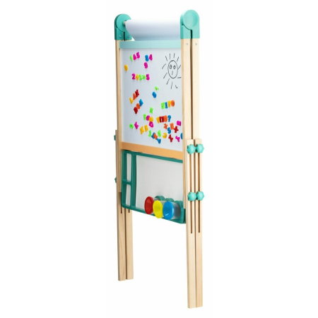 Tablita magnetica, Free2Play, 2 in 1, Cu litere si cifre , Din lemn, 3 ani+ [14]