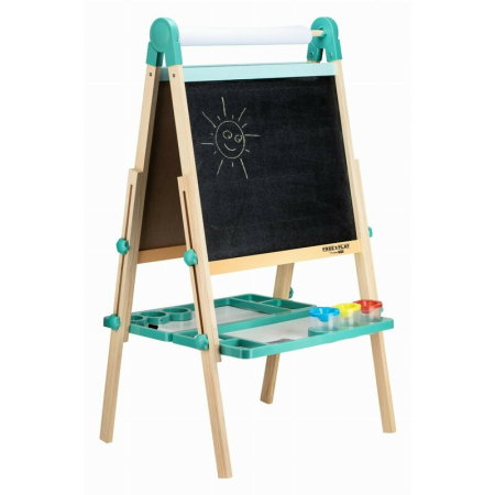 Tablita magnetica, Free2Play, 2 in 1, Cu litere si cifre , Din lemn, 3 ani+ [17]