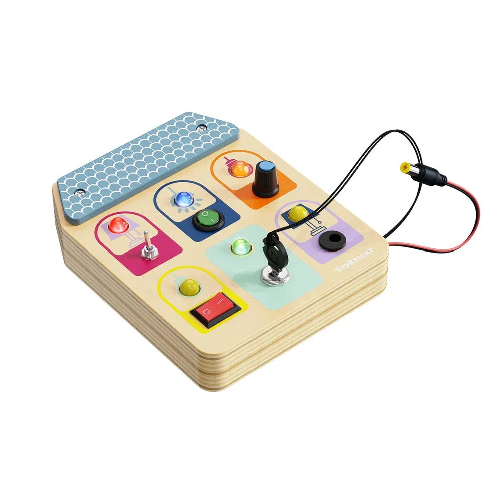 Jucarii - Tablita senzoriala - Micutul electrician Topbright 3 ani+