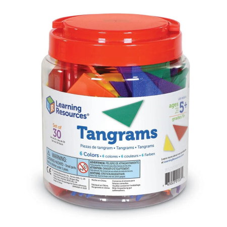 Jocuri de indemanare - Tangram in 6 culori