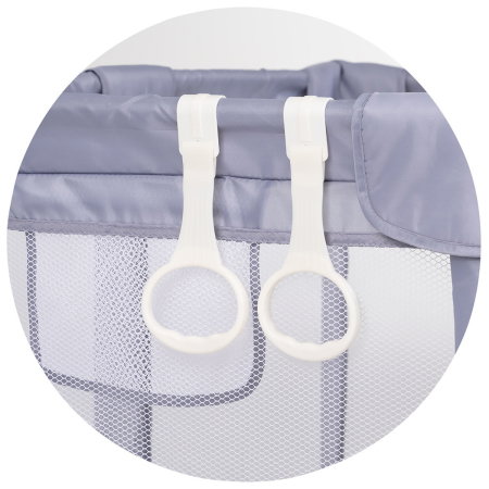 Tarc de joaca Chipolino Amico 200x180 cm cu usa, Grey 5 ani [3]