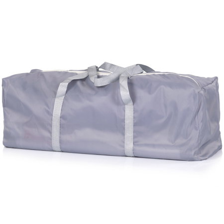 Tarc de joaca Chipolino Sienna 150x150x68 cm, Include geanta de transport, Din plasa, Intrare laterala cu fermoar, 1-5 ani, Grey [5]