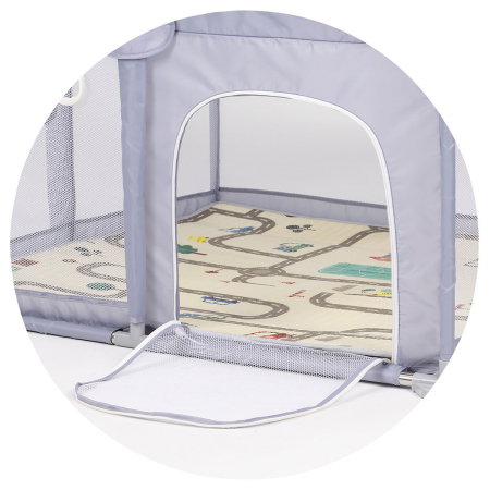 Tarc de joaca Chipolino Vibe 120x120 cm grey [3]