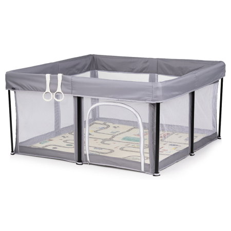 Tarc de joaca Chipolino Vibe 120x120 cm grey [1]