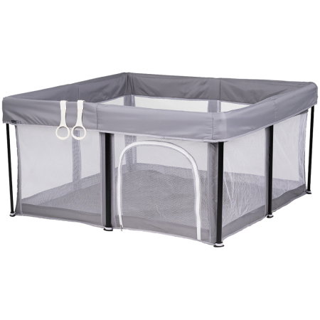 Camera copilului - Tarc de joaca Chipolino Vibe 120x120 cm grey