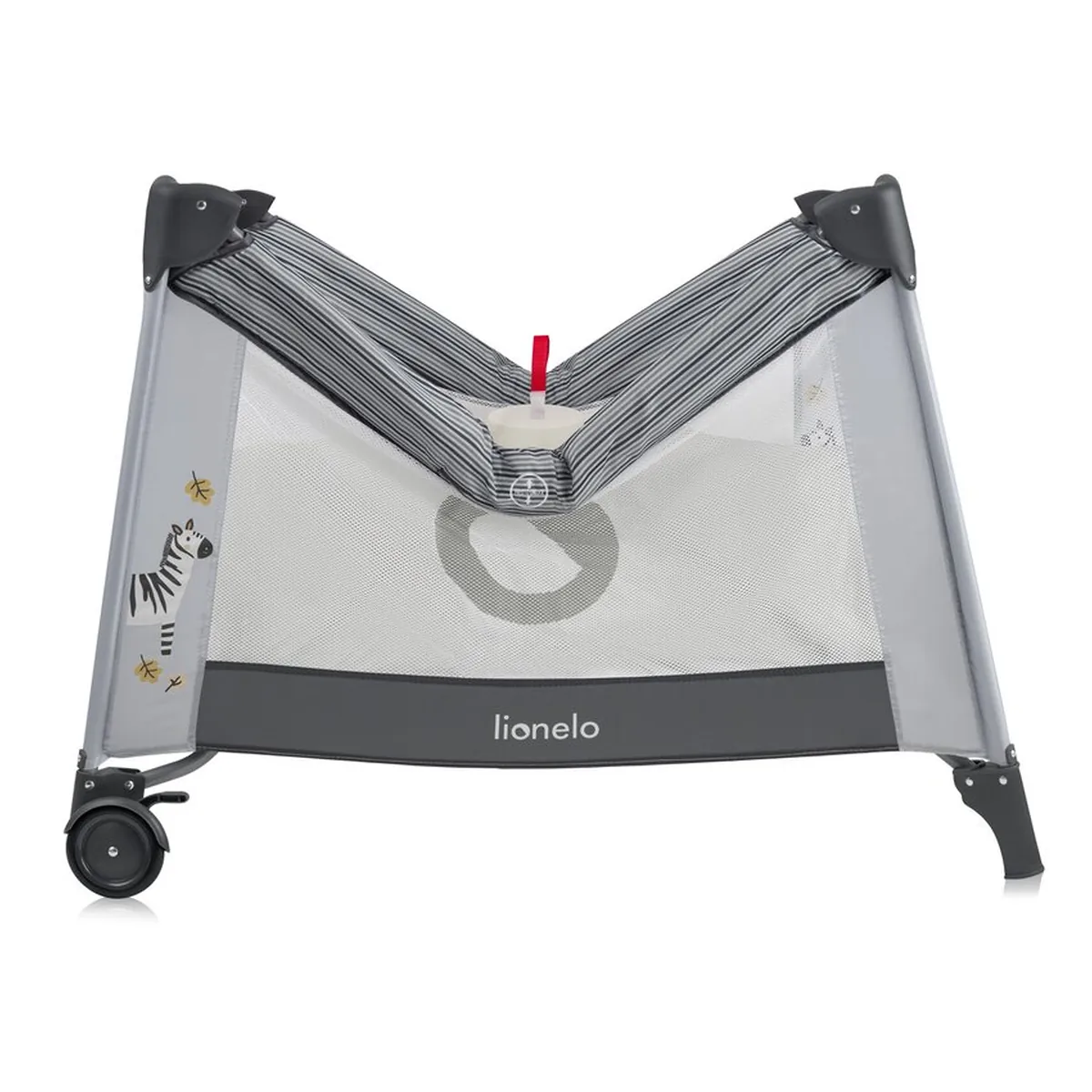 Tarc de joaca copii, Lionelo, Bonnie, Pana la 15 kg, 100 x 100 cm, Grey Stone 36 luni [3]