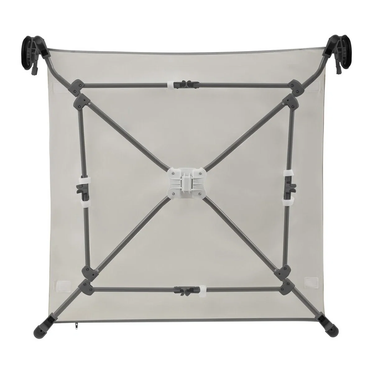 Tarc de joaca copii, Lionelo, Bonnie, Pana la 15 kg, 100 x 100 cm, Grey Stone 36 luni [12]