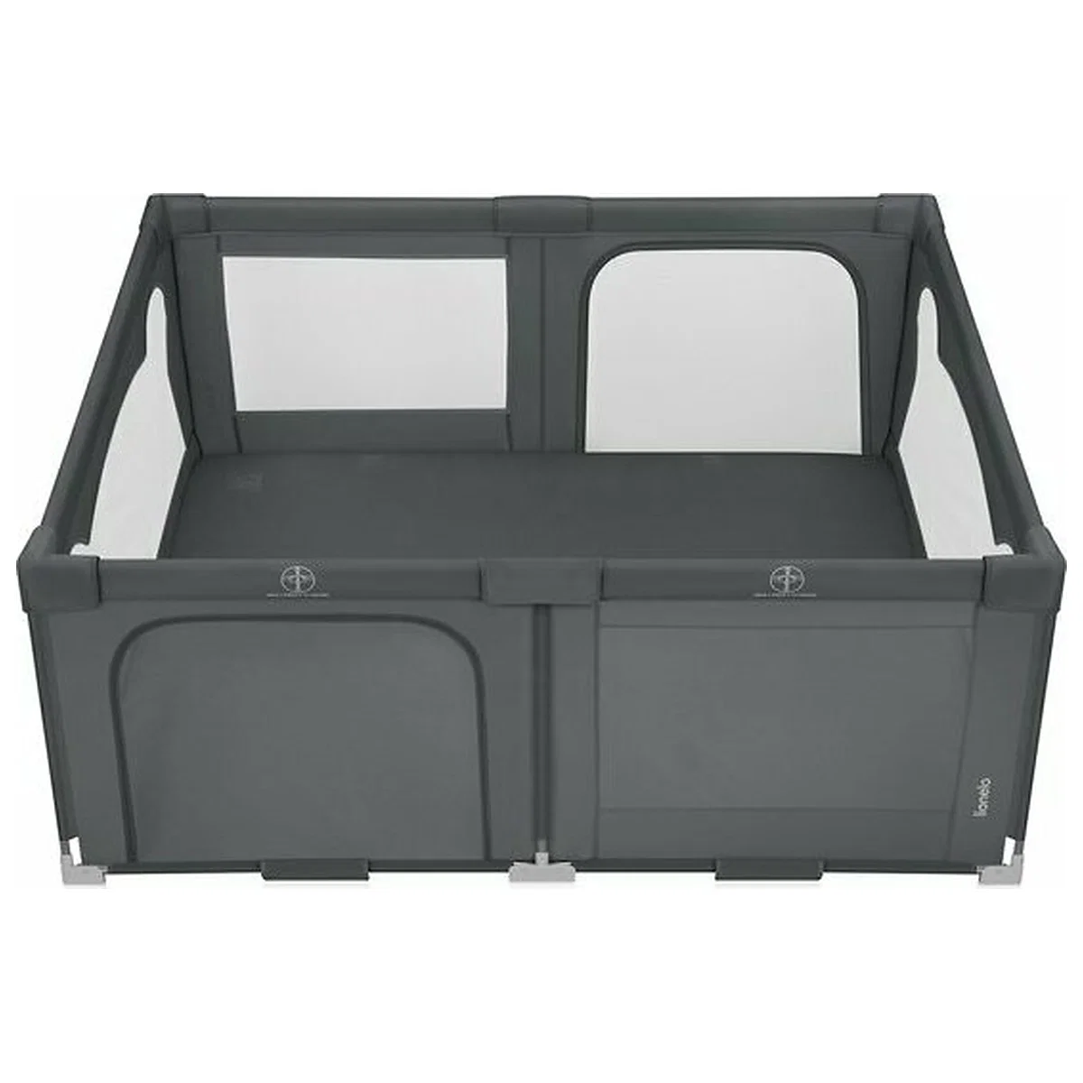 Tarc de joaca copii, Lionelo, Florence Easy Fold, 150 x 180 x 75 cm, Pliere, depliere automata, Include geanta de transport, Din plasa, Cu doua intrari laterale, 0-48 luni, [3]