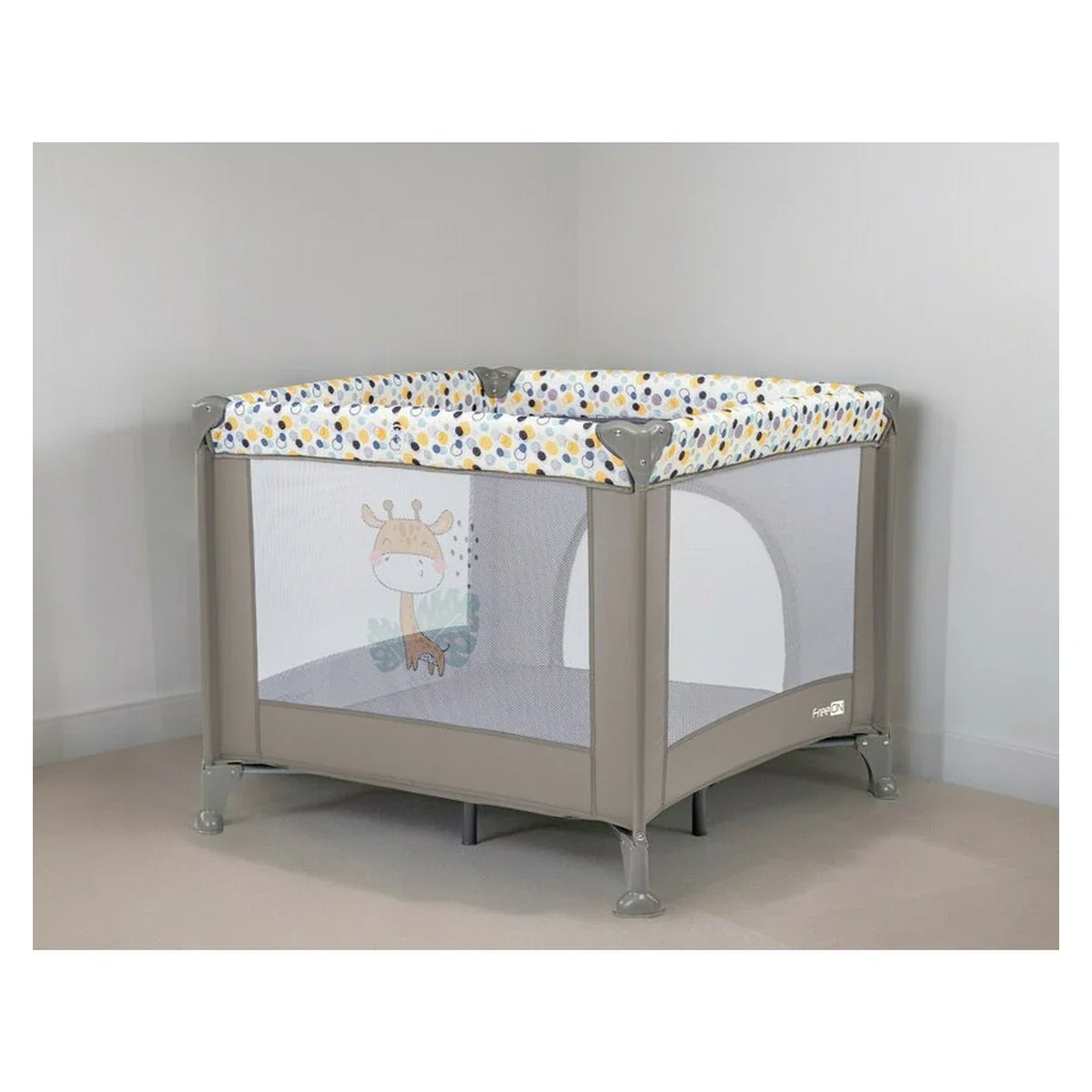 Tarc de joaca, FreeON, Pliabil, 93x93x87 cm, Gri [4]