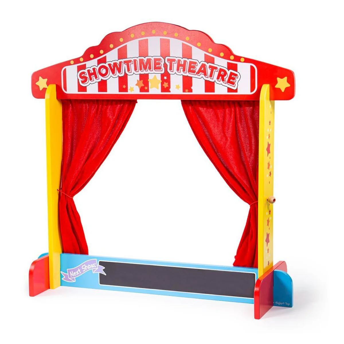 Teatru de papusi din lemn BIGJIGS Toys 8 ani [1]