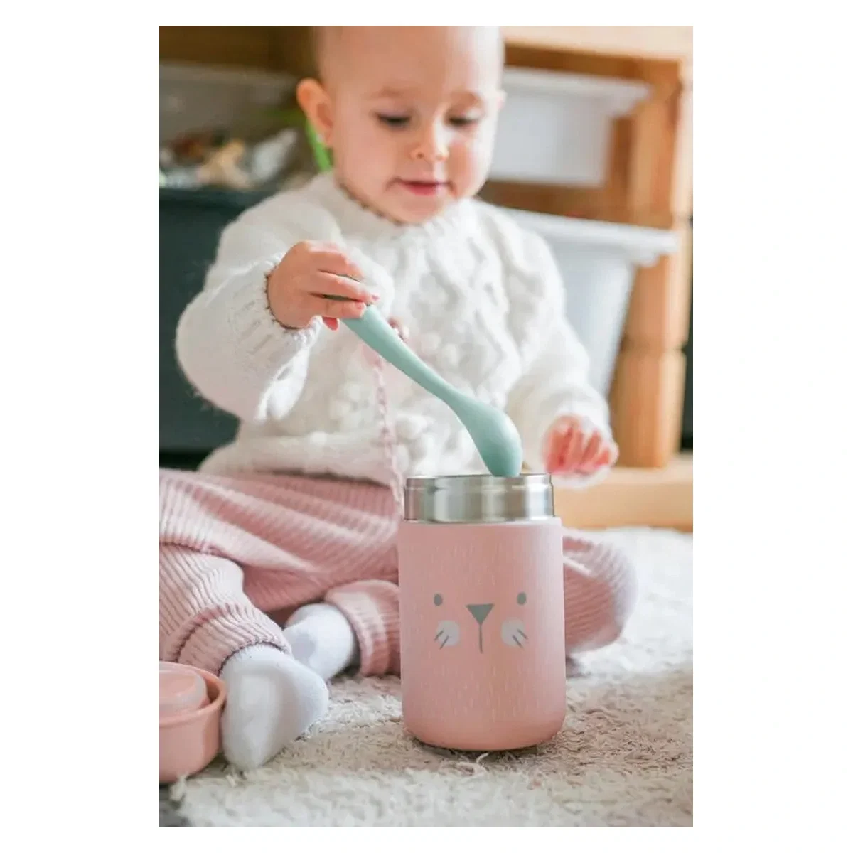 Termos alimentar Hygge 400 ml, Roz Suavinex [2]