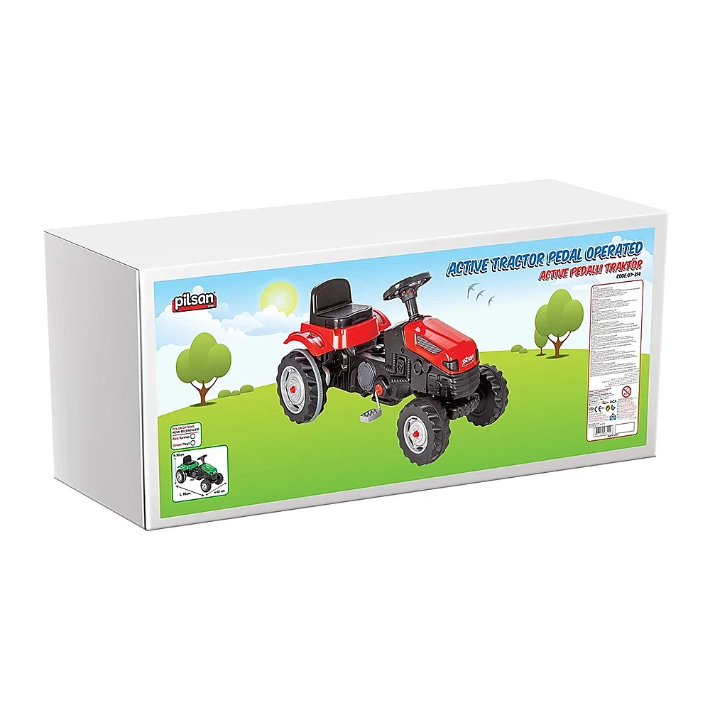 Tractor cu pedale Pilsan Active 07-314 green 3 ani + [3]