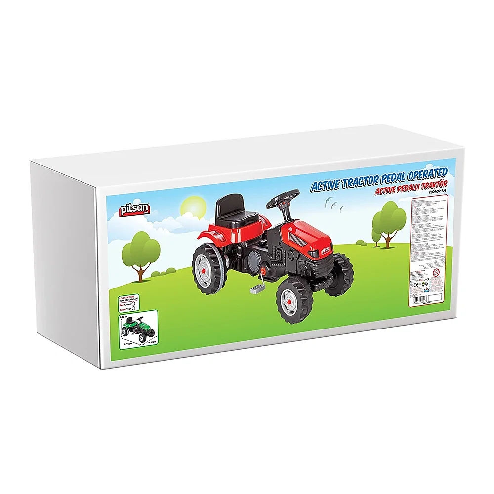 Tractor cu pedale Pilsan Active 07-314 rosu 3 ani + [3]