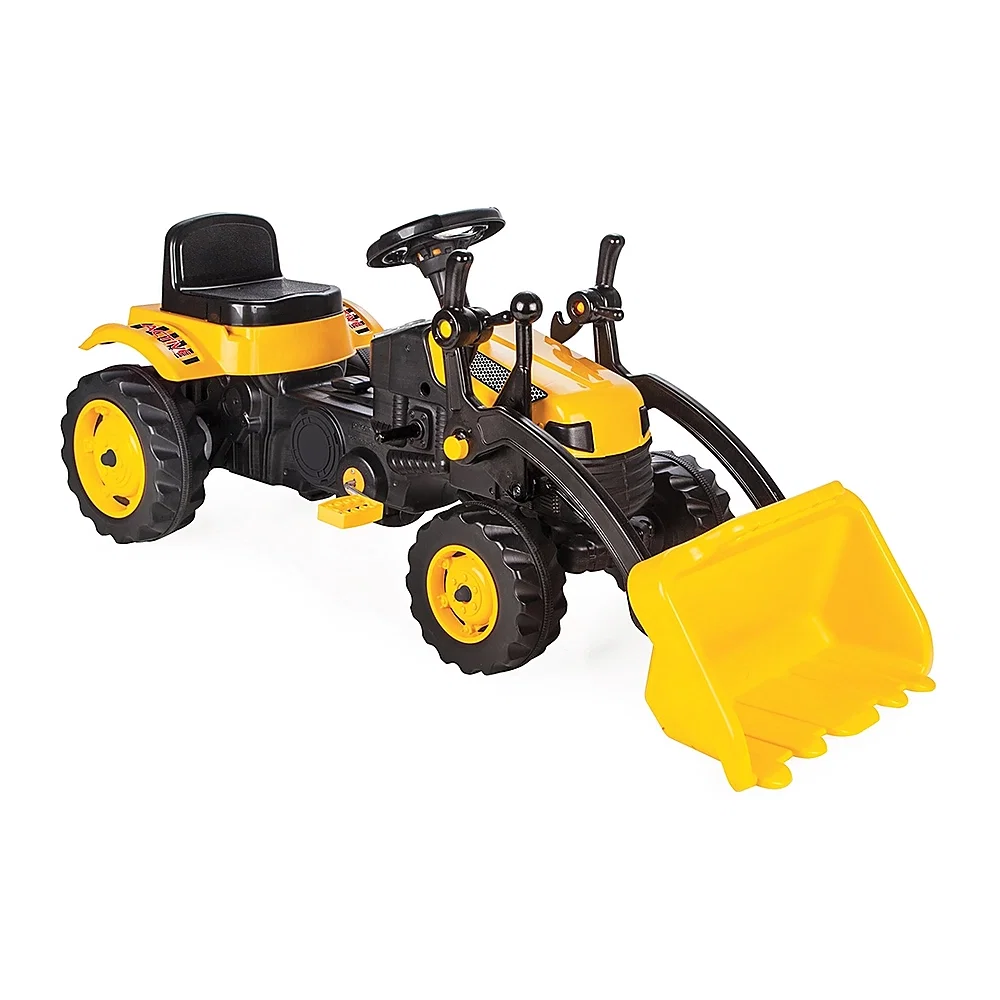 Tractoare copii - Tractor cu pedale Pilsan Active with Loader 07-315 yellow 3 ani