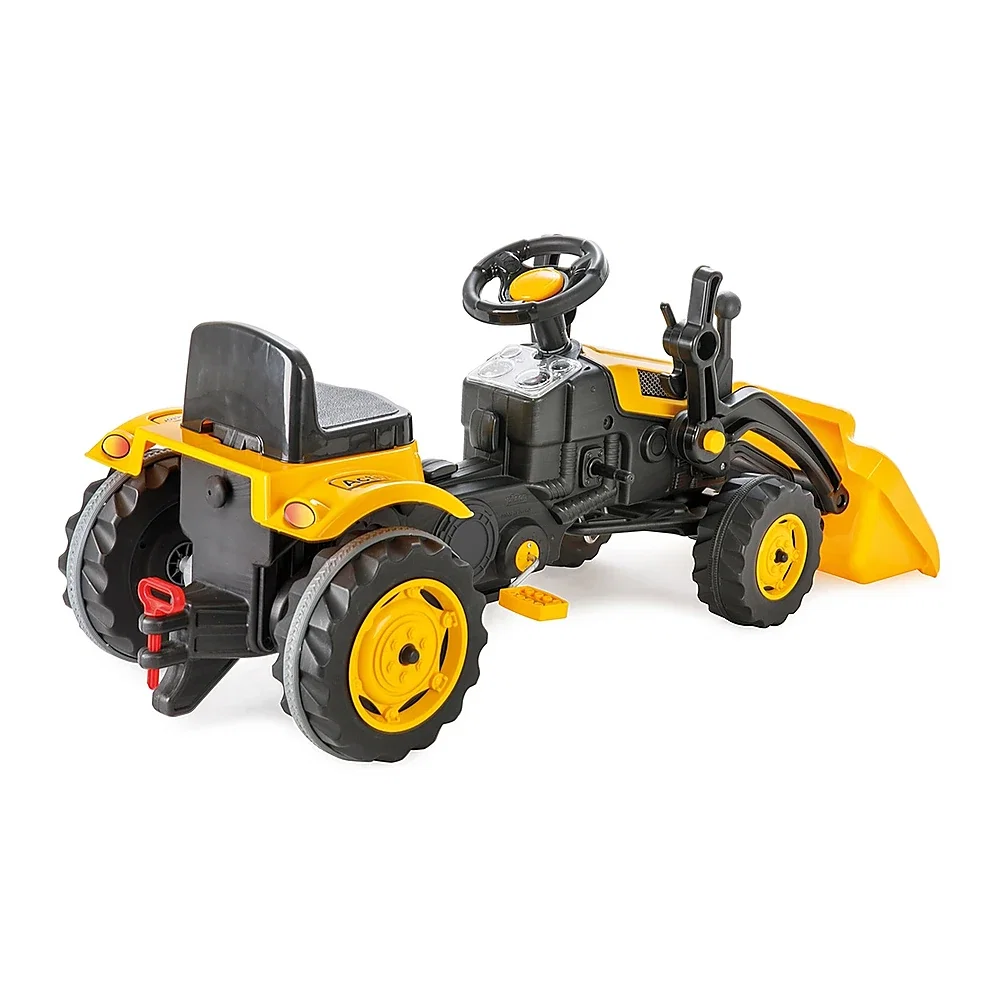 Tractor cu pedale Pilsan Active with Loader 07-315 yellow 3 ani [2]