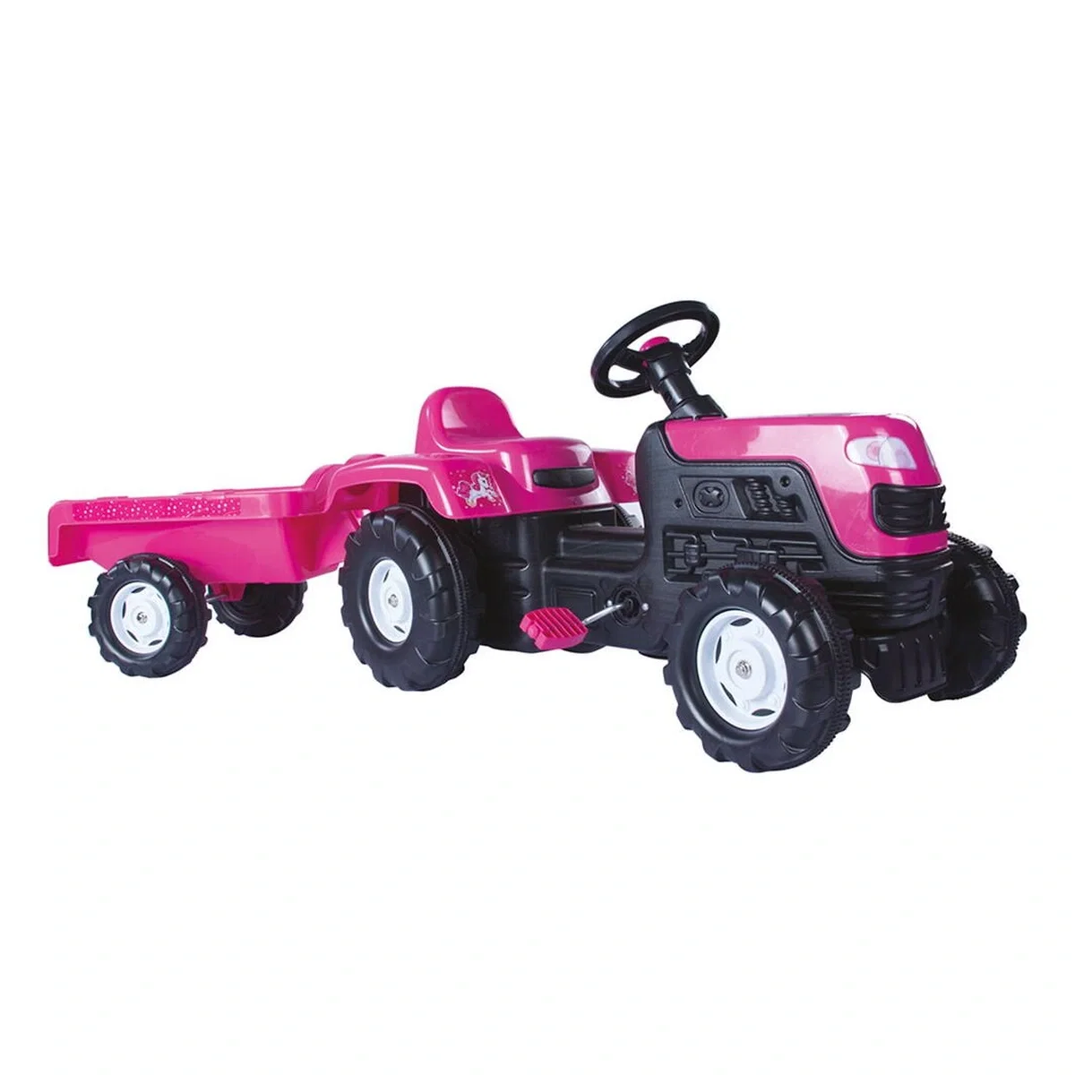 Tractor cu pedale si remorca - Unicorn DOLU 3 ani+ [3]