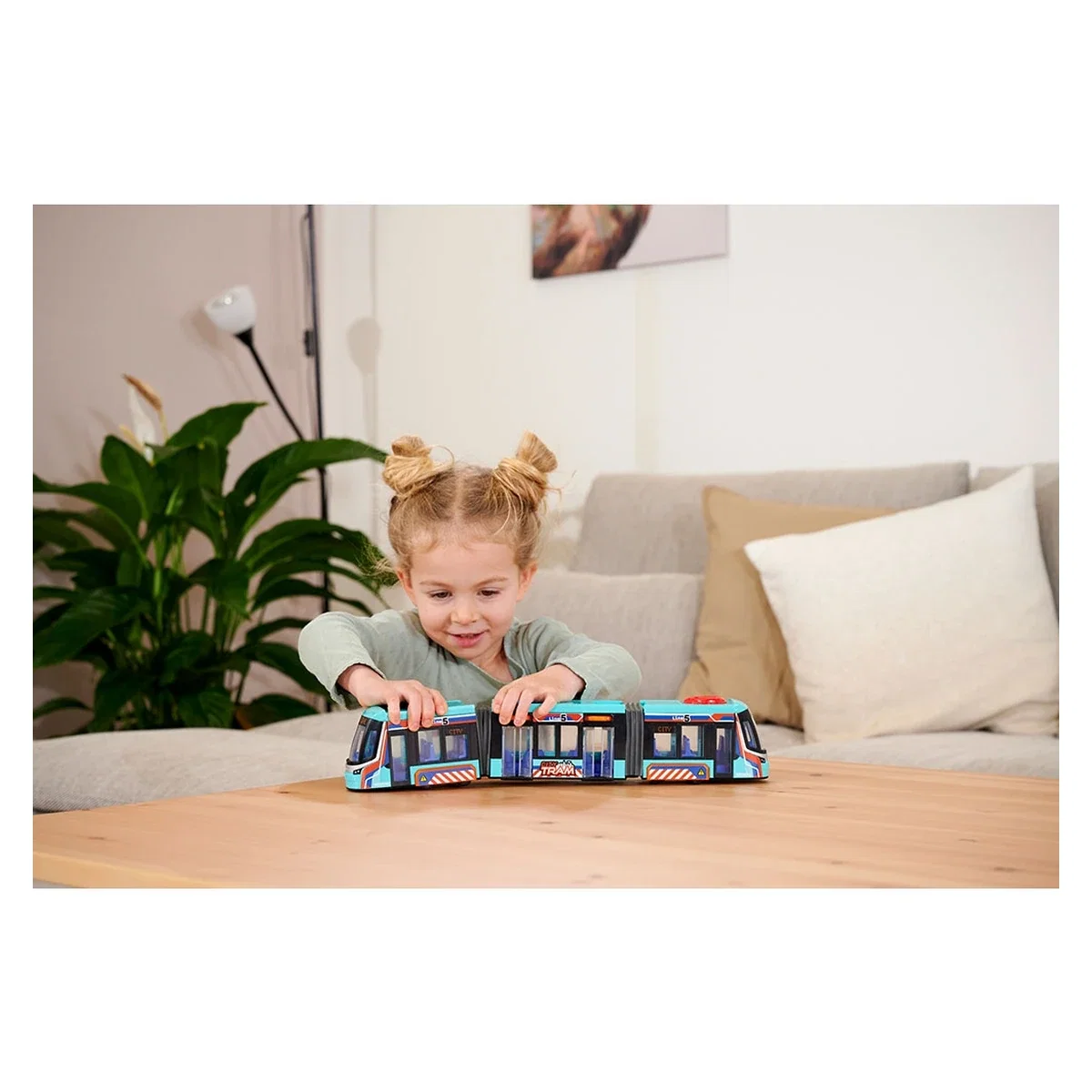 Tramvai jucarie Dickie Toys Siemens City Tram 41,5 cm - albastru 3 ani+ [5]
