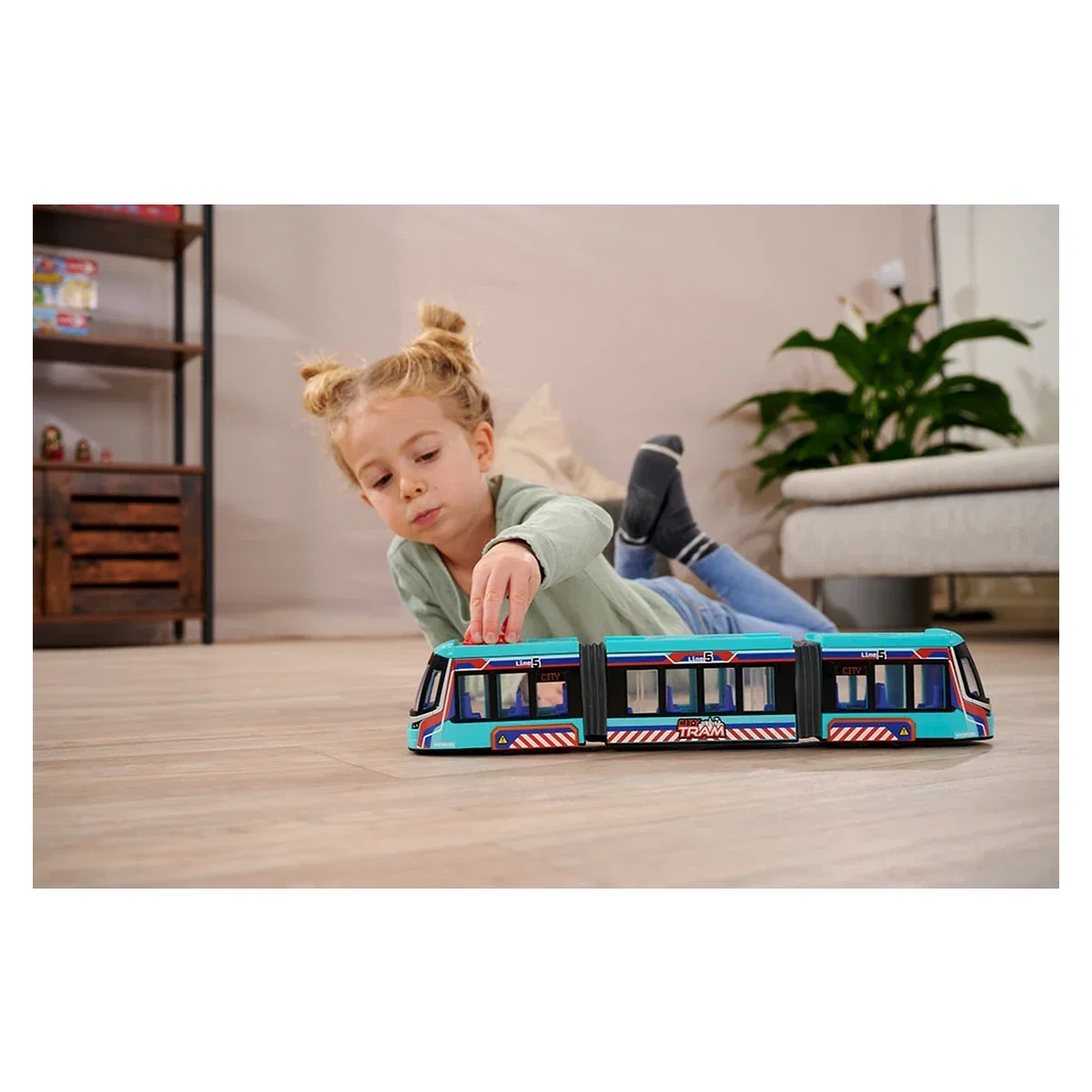 Tramvai jucarie Dickie Toys Siemens City Tram 41,5 cm - albastru 3 ani+ [6]