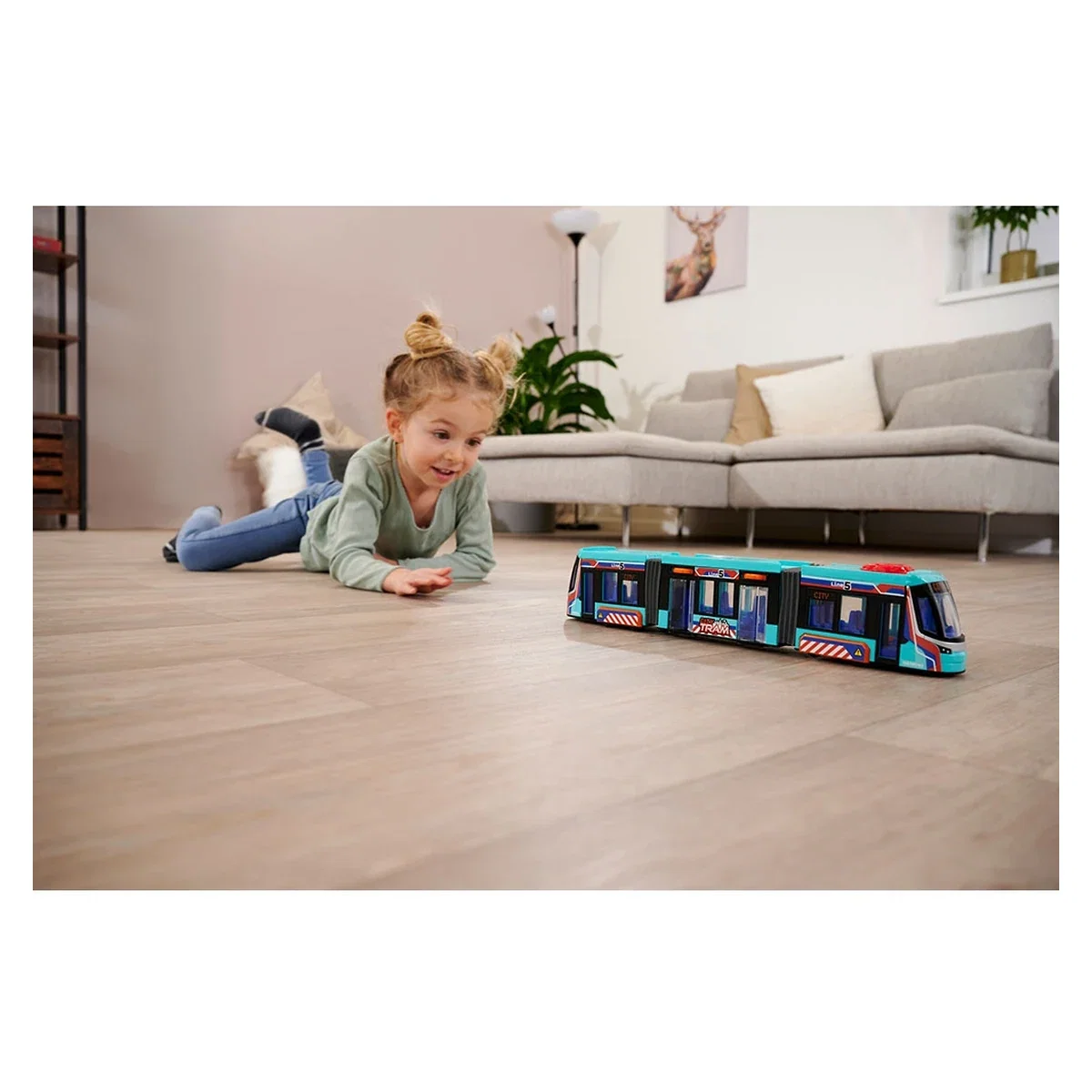 Tramvai jucarie Dickie Toys Siemens City Tram 41,5 cm - albastru 3 ani+ [7]