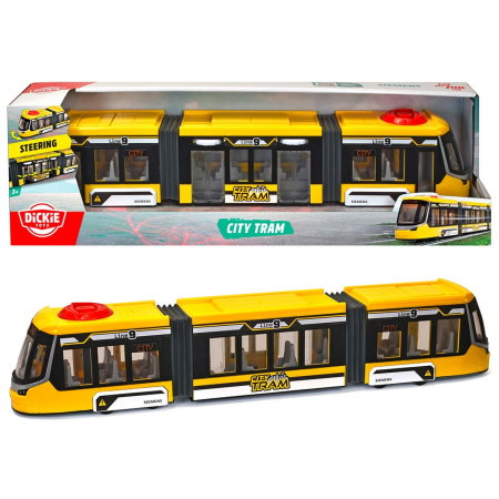 Tramvai jucarie Dickie Toys Siemens City Tram 41,5 cm - galben 3 ani+ [1]