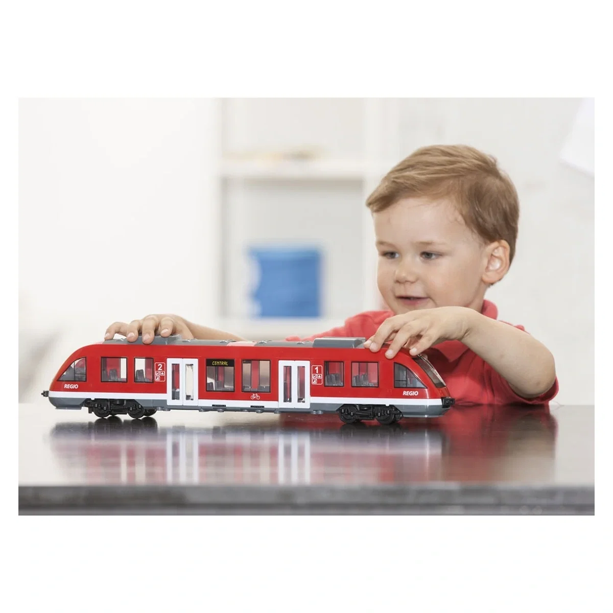 Tren Dickie Toys City Train 3 ani + [4]